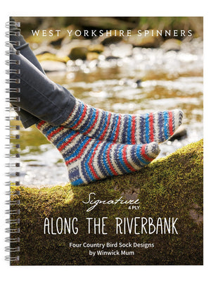 Green Woodpecker Mock-Cable Socks by Winwick Mum - Book Gift Set