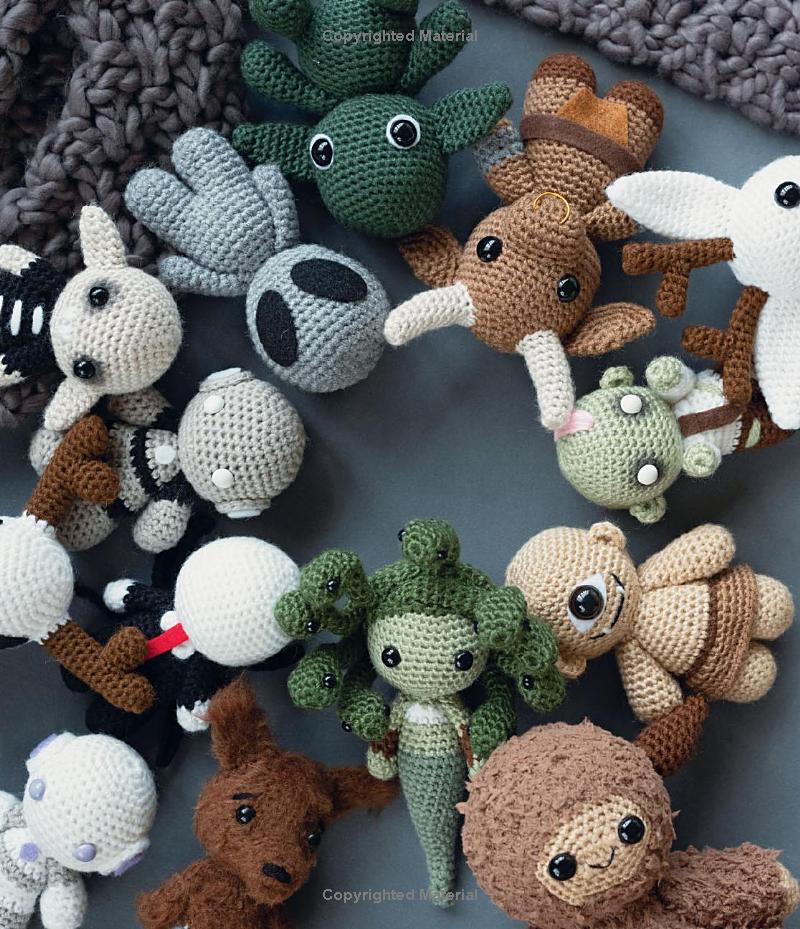 crochet monsters A Crochet World of Creepy Creatures & Cryptids by Rikki Gustafson