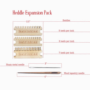 Katrinkles - Smaller Darning Loom Heddle Expansion Pack