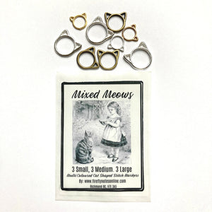 Firefly Notes - Mixed Meows Stitch Markers