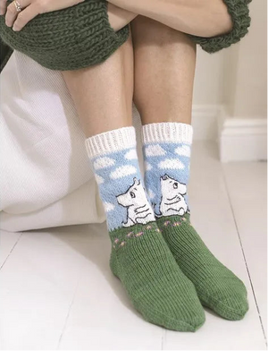 Knitted Moomin Socks edited by Linda Permanto