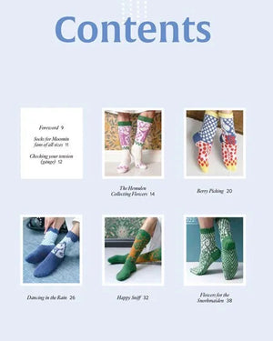Knitted Moomin Socks edited by Linda Permanto