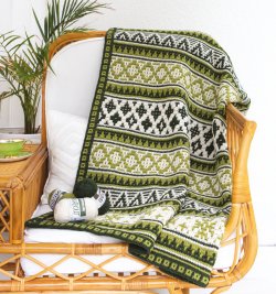 Mosaic Crochet: Modern Blankets in Overlay Mosaic by Ana Morais Soares