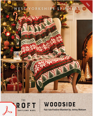 Woodside Christmas Blanket by Jenny Watson