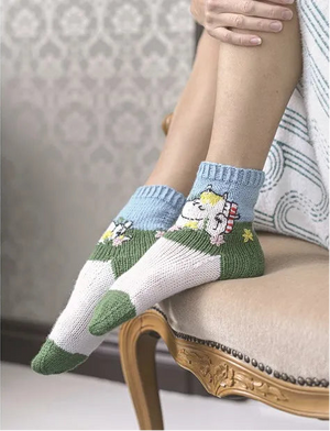 Knitted Moomin Socks edited by Linda Permanto