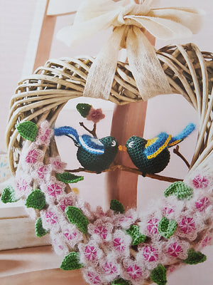Crocheted Wreaths for the Home by Anna Nikipirowicz