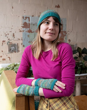 Bernadette Hat and Mitts by Sarah E. Chapman