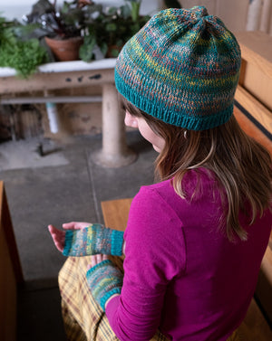 Bernadette Hat and Mitts by Sarah E. Chapman