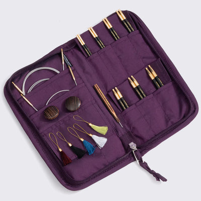 Getaway Circular Knitting Needle Case-4.5X11 Multicolor, Pk 1, Clover 