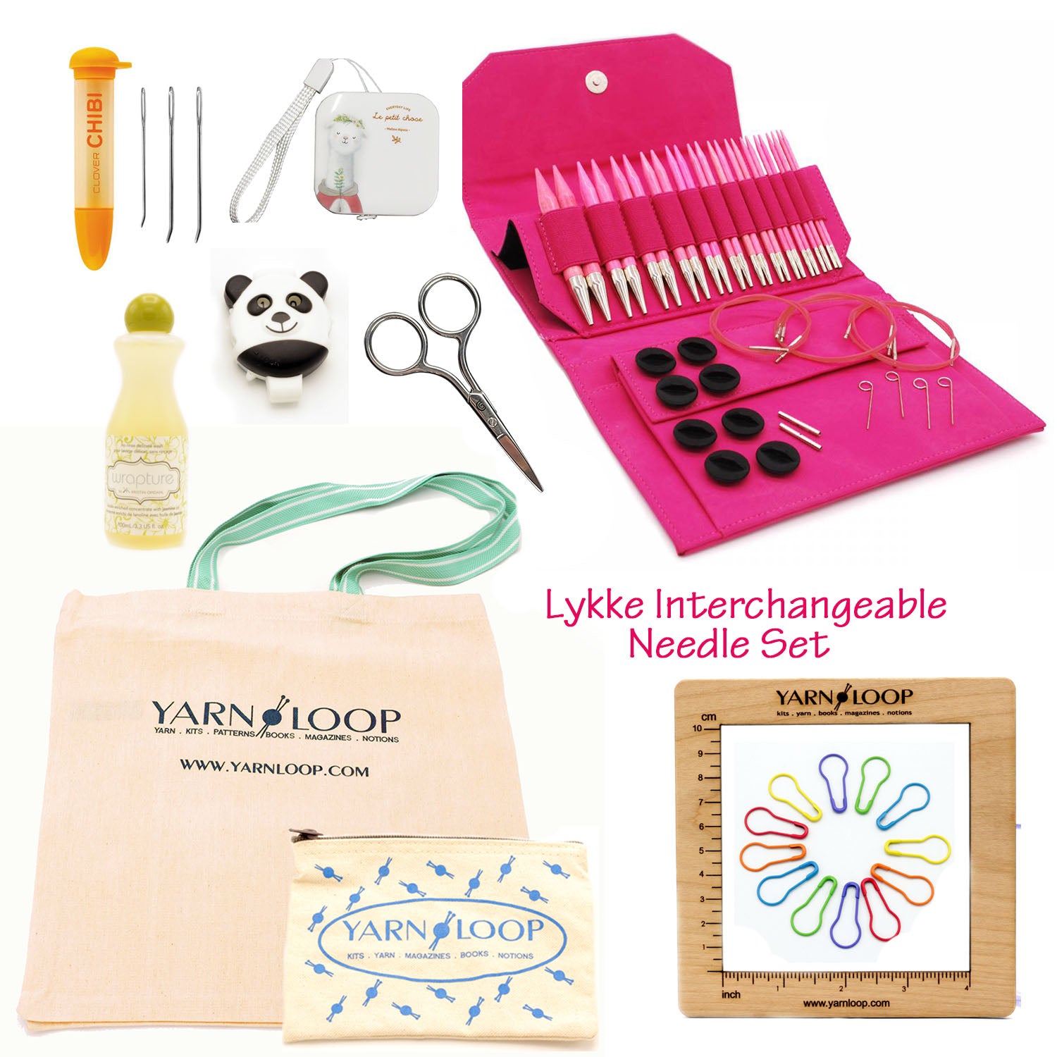 Lykke Blush Interchangeable 5 Needle Set