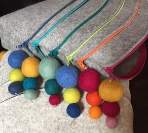 Brooklyn Haberdashery - Small Brigid Wool Pom Pom Pouch