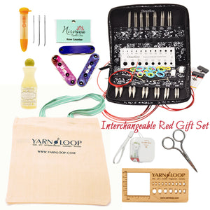 ChiaoGoo - 5" TWIST Red Lace Interchangeable Needle  Gift Sets