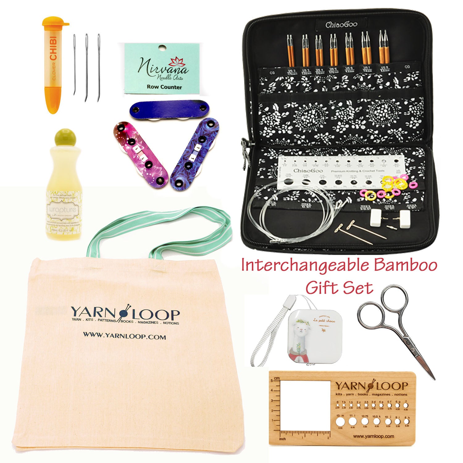 ChiaoGoo - 4 SPIN Interchangeable Needle Gift Sets - Yarn Loop