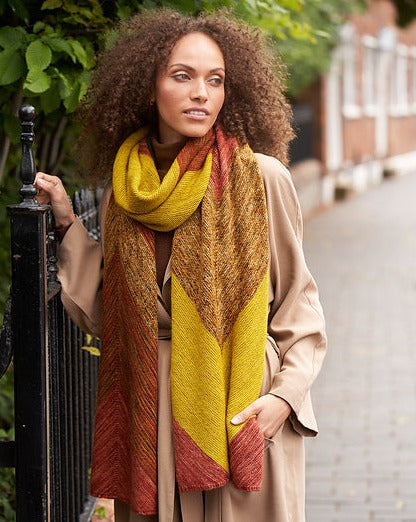 Rumi Scarf by Malabrigo - Book Gift Set