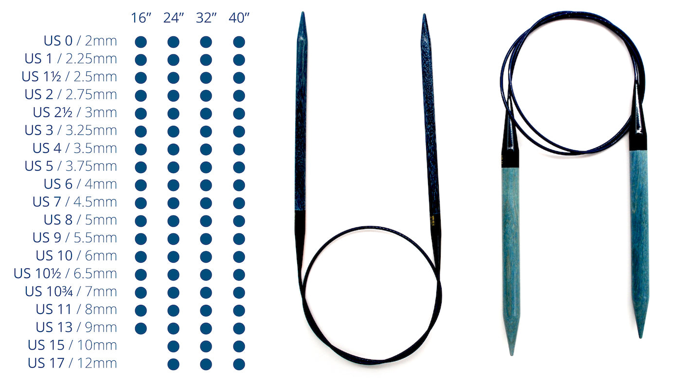 Prym Circular Knitting Needles 32 Size 15/10mm