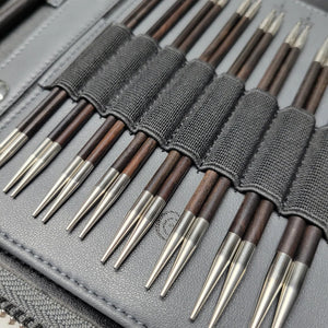 ChiaoGoo - 5" Forte Stainless Steel Tipped Interchangeable Needle Set Complete US 2-15