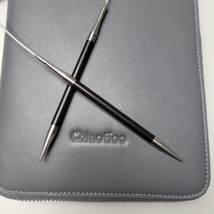 ChiaoGoo - 5" Forte Stainless Steel Tipped Interchangeable Needle Set Complete US 2-15