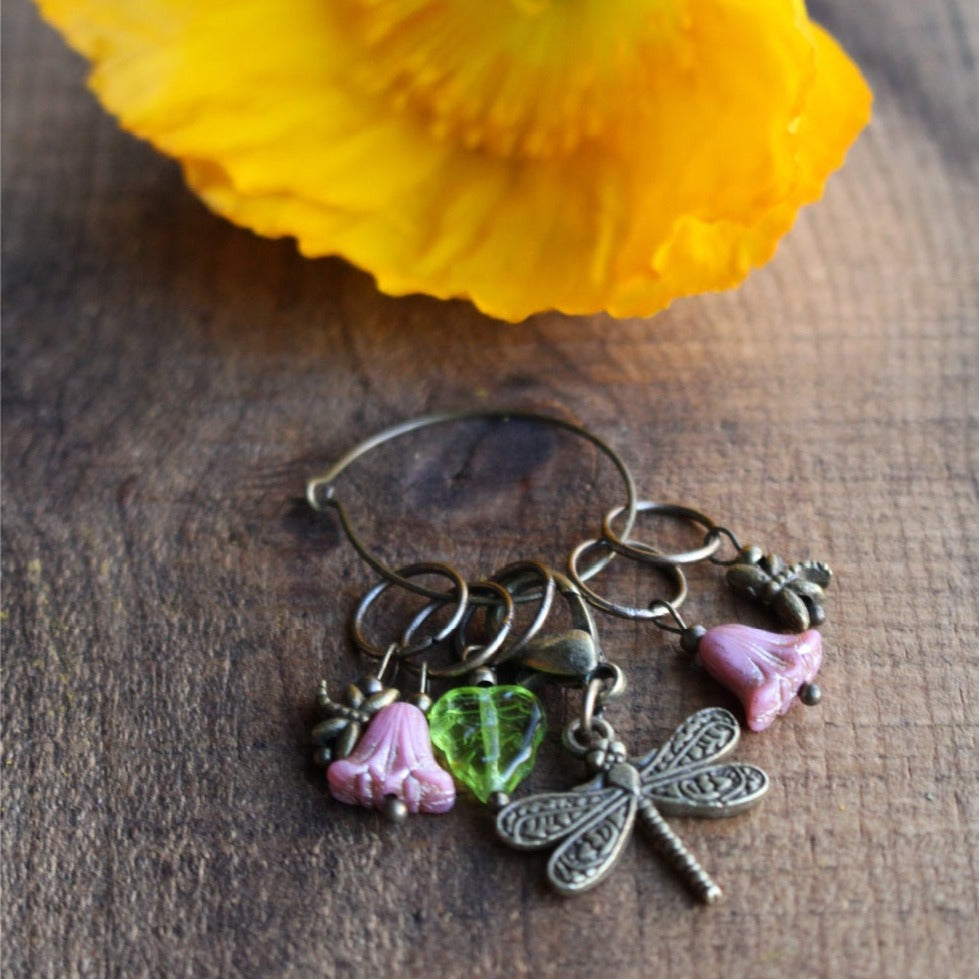 NNK Press - Garden Visitors Stitch Markers