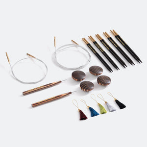 Lantern Moon - Grace Interchangeable 4" Needle Set US 2.5-8