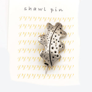 Bonnie Bishoff - Oak Leaf Shawl Pin