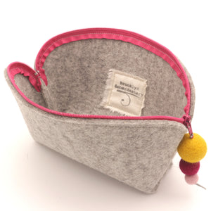 Brooklyn Haberdashery - Small Brigid Wool Pom Pom Pouch