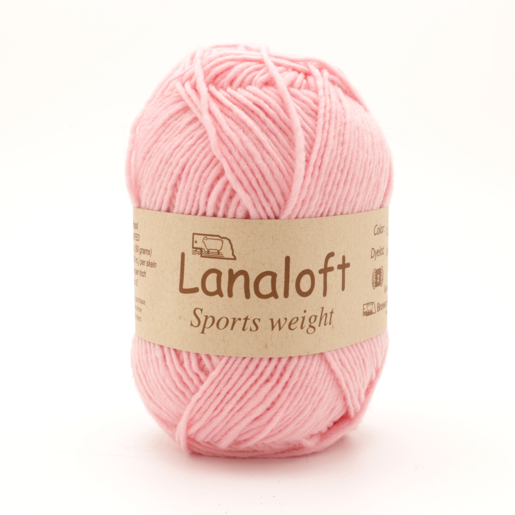Brown Sheep Lanaloft Sport - Dark Mahogany - Fiber to Yarn