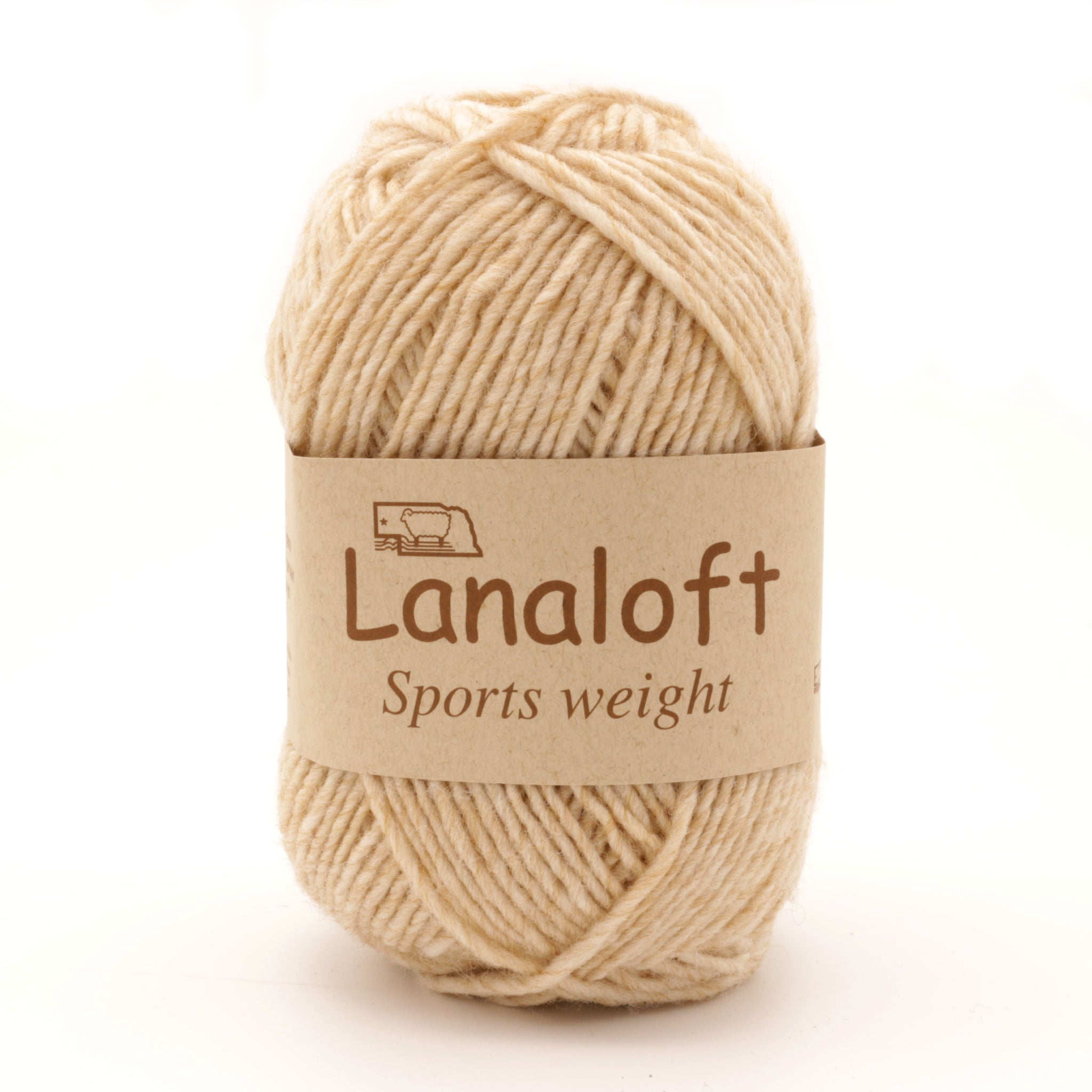 Lanaloft Sport Weight Yarn | 145 Yards | 100% Wool Lavender Cloud - 2LL59P