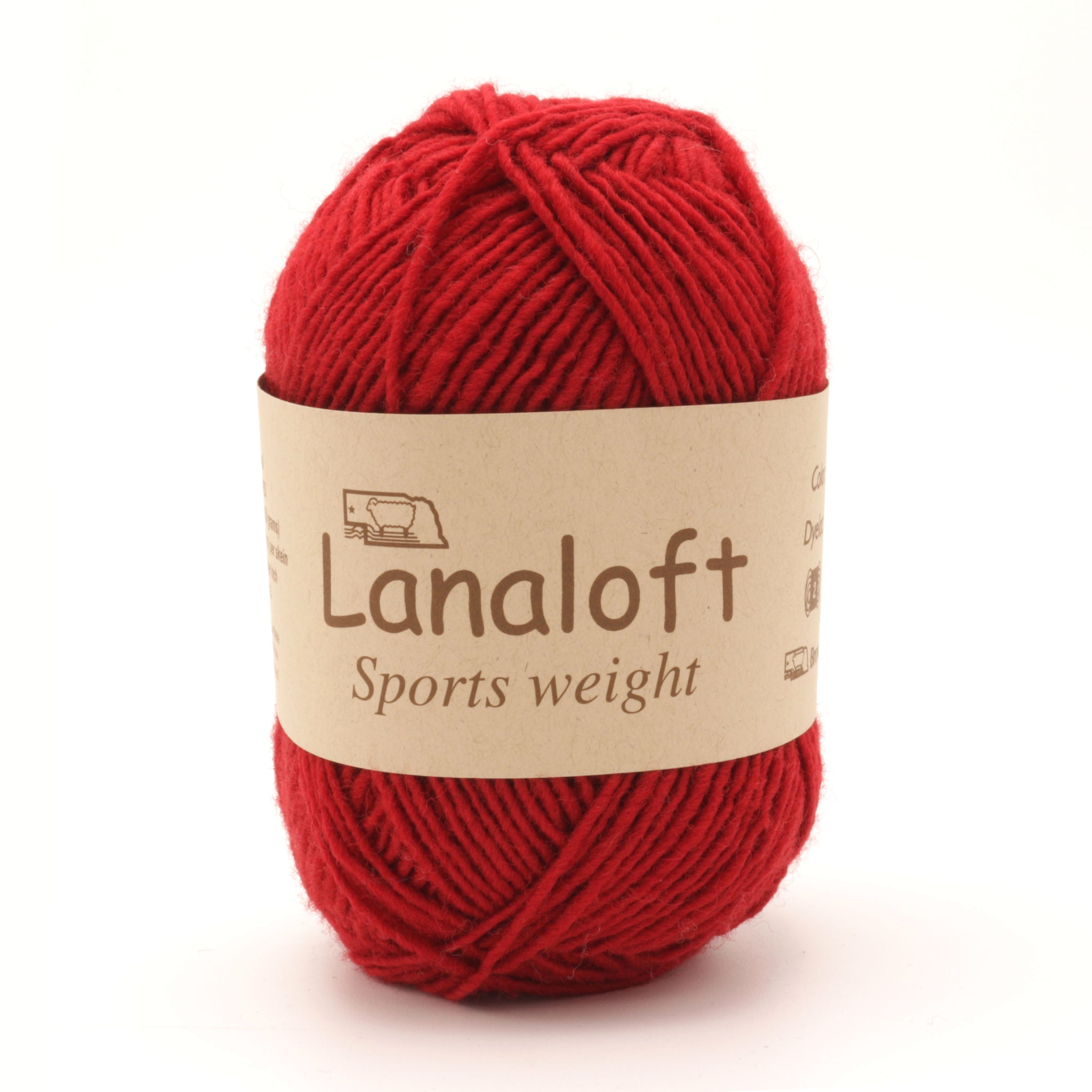 Lanaloft Sport Weight Yarn | 145 Yards | 100% Wool Lavender Cloud - 2LL59P