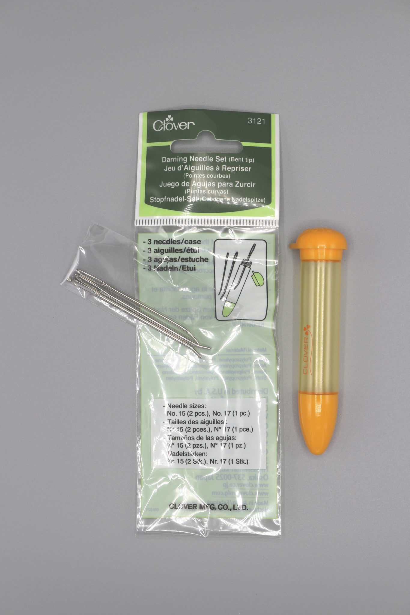 Wool Needles/Darning Needles with a Curved Tip (Plastic), Accessories