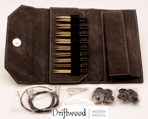 LYKKE - Driftwood 3.5" Interchangeable Needle Set (US 3-10.5)