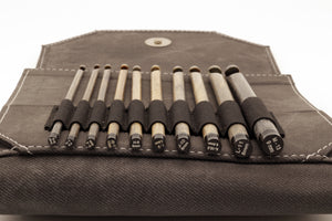 Lykke - Driftwood 6" Crochet Hook Set Sizes E-M