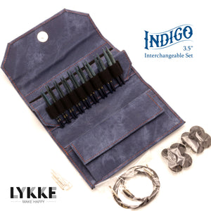 LYKKE - Indigo 3.5" Interchangeable Needle Set (US 3-10.5)