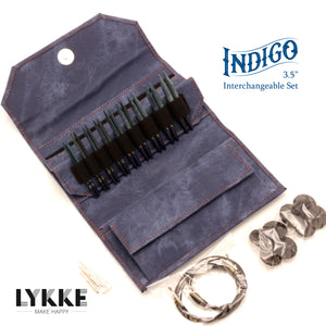 LYKKE - Indigo 3.5" Interchangeable Needle Gift Set