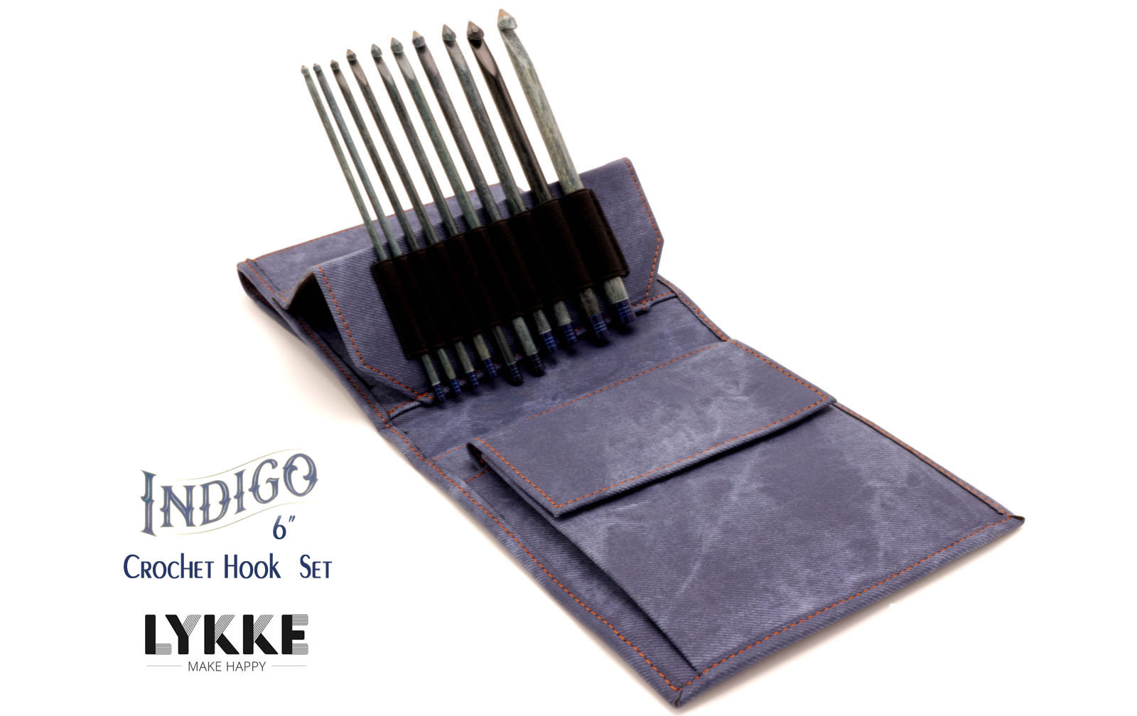 Lykke Indigo 6 Interchangeable Crochet Hook Set