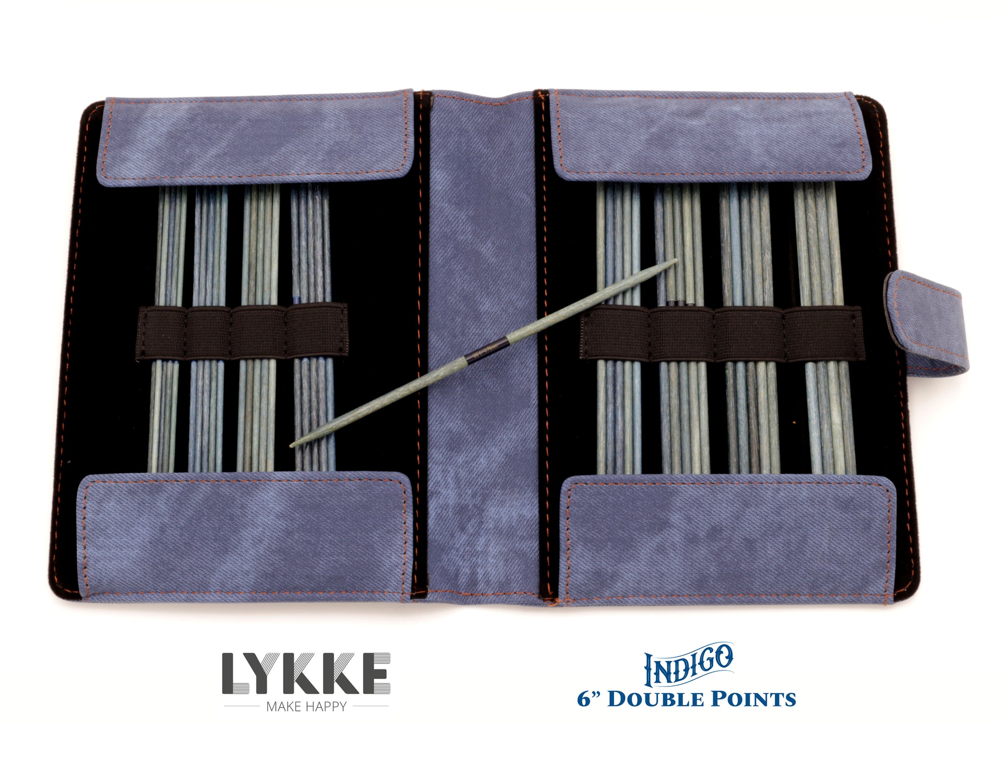 LYKKE - Indigo 6 Double-Pointed Knitting Needle Gift Sets US 0-13 - Yarn  Loop