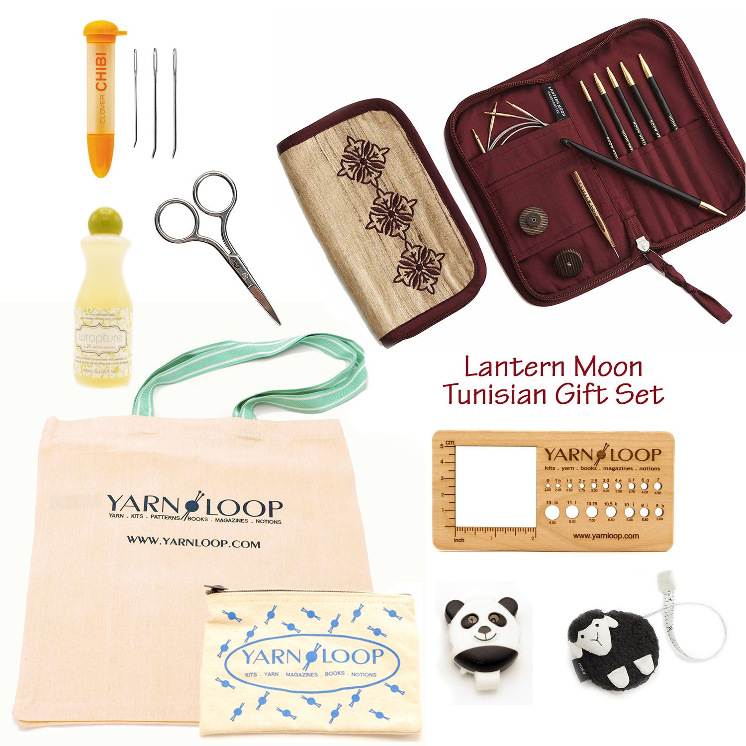 Lantern Moon Bequest Tunisian Crochet Hook Set