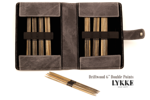 LYKKE - Driftwood 6" Double-Pointed Knitting Needle Set US 0-5