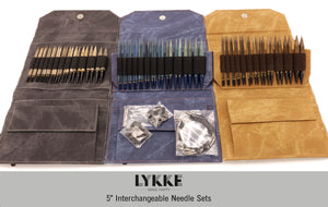 LYKKE - Indigo 5" Interchangeable Needle Set (US 4-17)