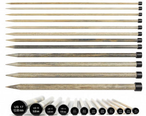 LYKKE 10" Straight Driftwood Needles