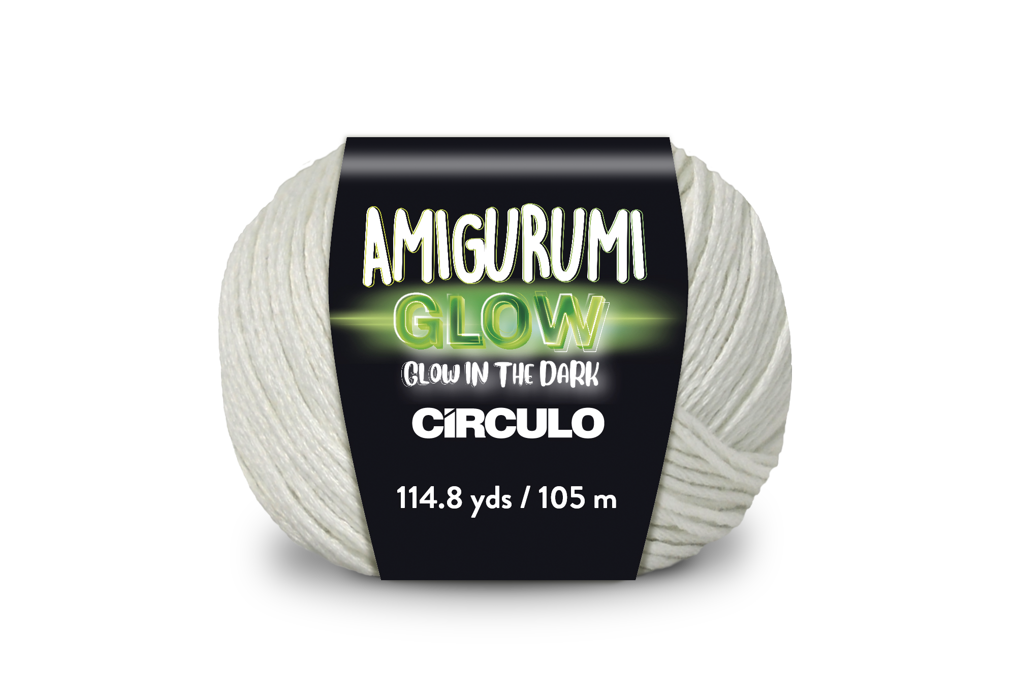 Glow in the dark Tape Yarn Green