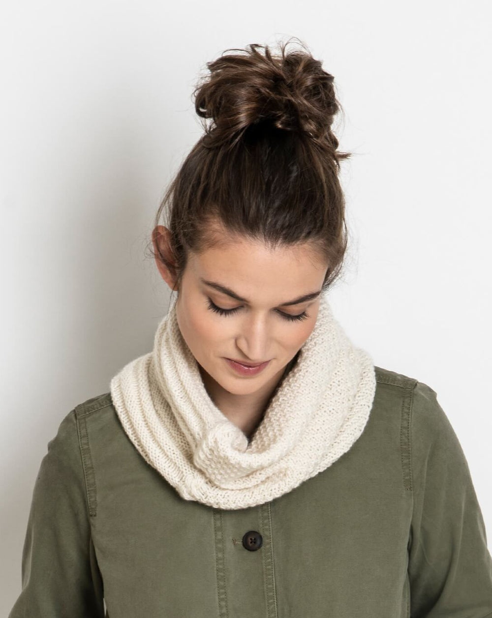 Circle Pines Cowl by Sylvia Hager Yarn Loop