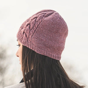 Claremont Cabled Hat by Virginia Sattler-Reimer