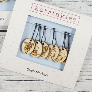 Katrinkles - Rare Sheep Breeds Stitch Marker Set