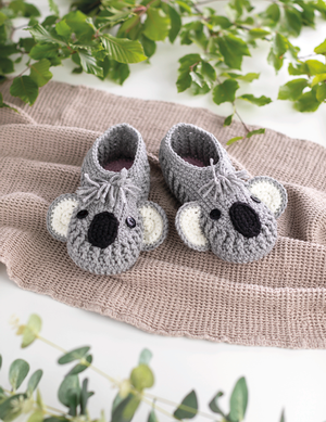 Crochet Animal Slippers by Ira Rott