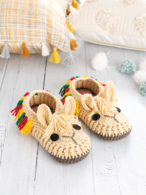 Crochet Animal Slippers by Ira Rott