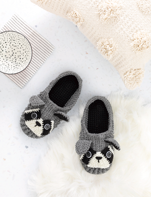 Crochet Animal Slippers by Ira Rott