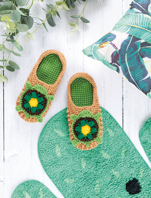 Crochet Animal Slippers by Ira Rott