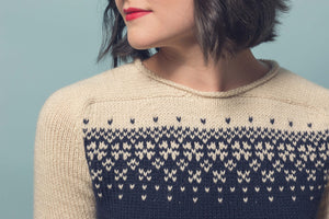 Snowfall Sweater by Jesie Ostermiller