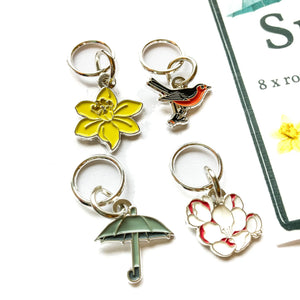 Spring Stitch Markers 8pk by Firefly Notes