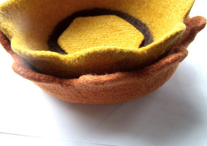 Sunny to Hunny Bowls Coasters and Bee by Melanie Rice